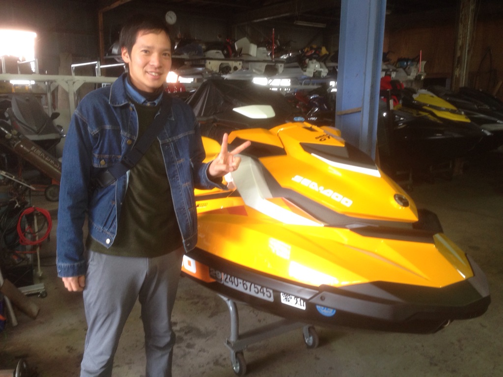 カラーが決めて！SEA-DOO　GTI-SE155納艇です！